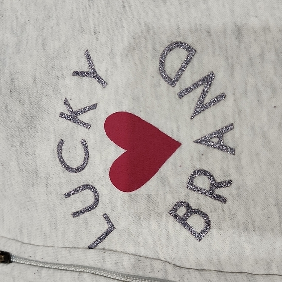 Lucky Brand heavy fleece zipper up - Picture 3 of 8